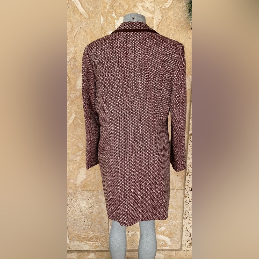 Lew Magran Elegant Tweed Women's Coat - Picture 6 of 10